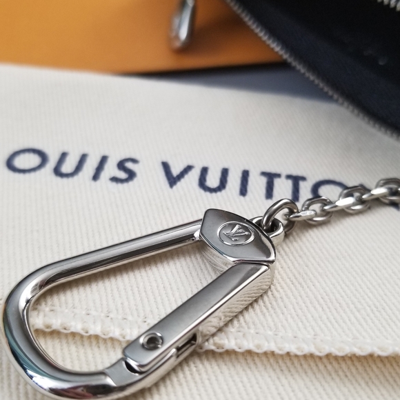 LOUIS VUITTON Key pouch cleft Graphite print/ BRAND NEW - Picture 3 of 16